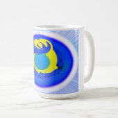 Einmal in einem blauen Mond Kaffeetasse (VorderseiteRechts)