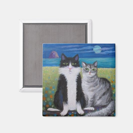 Einmal in einem blauen Mond Magnet (Vorderseite/Rückseite)