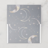 Einmal in einem blauen Mond Platzkarte (Außenseite Aufgefaltet)