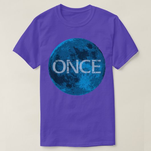 Einmal in einem blauen Mond T-Shirt (Design vorne)