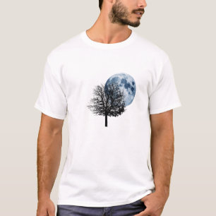 Einmal in einem blauen Mond - Vollmondbaumnatur T-Shirt