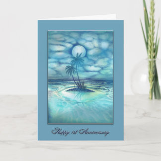 Einmal in einem "blauer Mond-" 1. Jahrestag, Oase Karte