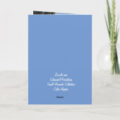 Einmal in einem Leben inspirierende Karte (Rückseite)