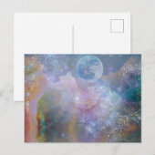 Einmal in einer Blue Moon Postkarte (Vorne/Hinten)