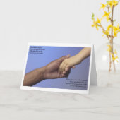 Einmal in einer lebenslangen Freundschaft Karte (Gelbe Blume)