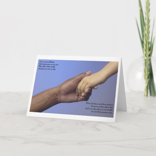 Einmal in einer lebenslangen Freundschaft Karte (Vorderseite)