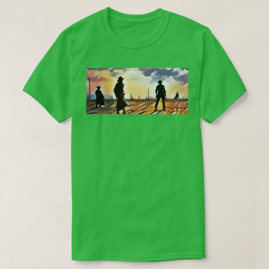 Einmal in einer Zeit im Westen T-Shirt (Design vorne)