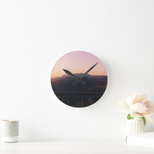 Einmal in Hollywood Runde Wanduhr (Zuhause)