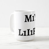 Einmal in meinem Leben Kaffeetasse (Vorderseite Links)