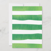 Einmal in Melone Einladung zum 1. Geburtstag (Rückseite)