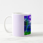Einmal in zwei Mond Kunst Kaffeetasse (Links)