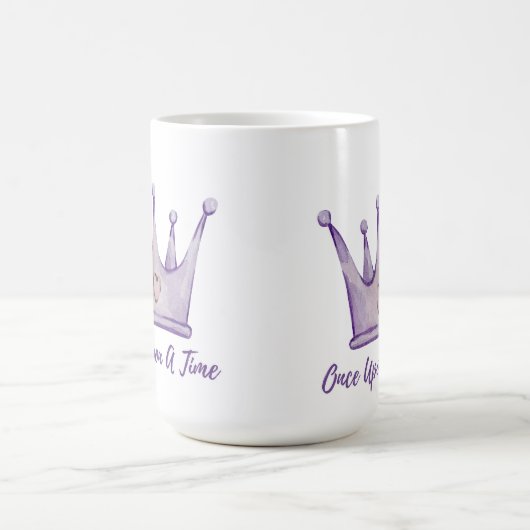 Einmal - Märchenhafte Design-Tasse Kaffeetasse (Mittel)