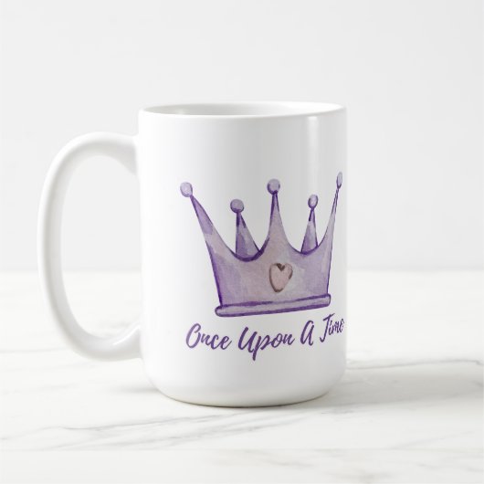 Einmal - Märchenhafte Design-Tasse Kaffeetasse (Links)