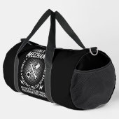 EINMAL MECHANIKER, IMMER MECHANIKER DUFFLE BAG (Rechte Ecke)