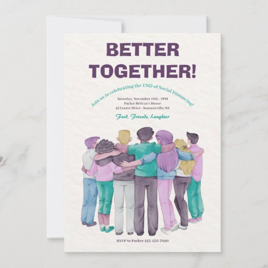 Einmal mehr Einladung (Vorderseite)