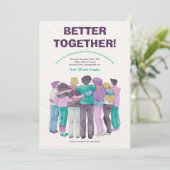 Einmal mehr Einladung (Stehend Vorderseite)