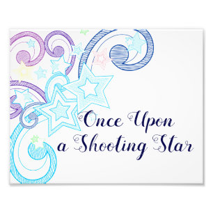 Einmal mit einem Shooting Star Fotodruck