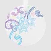 Einmal mit einem Shooting Star Ornament (Vorderseite)