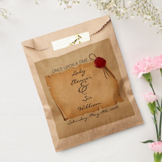 Einmal mittelalterliches Scroll Wax Siegel Geschenktütchen (Versiegelt)