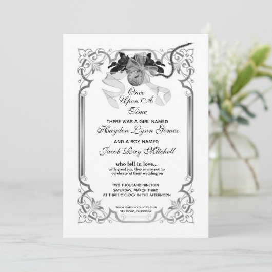 Einmal nach einer Hochzeit Einladung (Stehend Vorderseite)