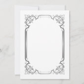 Einmal nach einer Hochzeit Einladung (Rückseite)