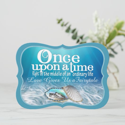 Einmal nach einer Hochzeit Einladung (Stehend Vorderseite)