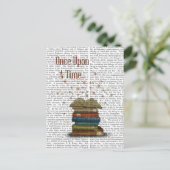 Einmal nach einer Zeit Bücher Postkarte (Stehend Vorderseite)