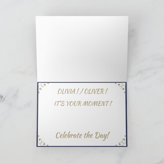 EINMAL NACH EINER ZEIT .. KARTE (Innenseite)