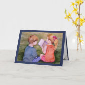 EINMAL NACH EINER ZEIT .. KARTE (Gelbe Blume)