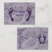 einmal nach meinen Füßen Visitenkarte (Vorne/Hinten)