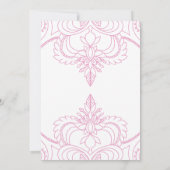 Einmal pink nach der Zeit Princess Baby Dusche Ein Einladung (Rückseite)