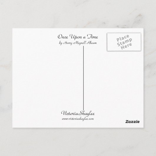 Einmal Postkarte (Rückseite)