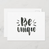 EINMAL POSTKARTE (Vorne/Hinten)