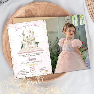 Einmal Prinzessin 5. Party Foto Einladung