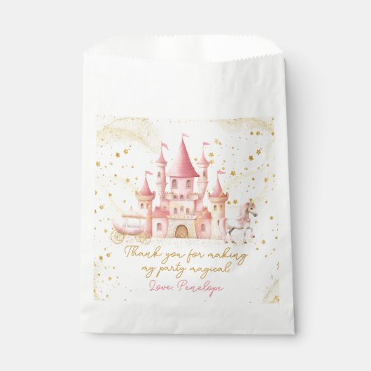Einmal Prinzessinnen-Party-Geschenktüte Geschenktütchen (Vorderseite)