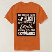 Einmal probiert Flug T-Shirt (Design vorne)