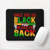 Einmal Schwarz, immer Schwarz African Black Hi Mousepad (Mit Mouse)