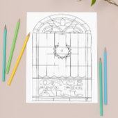 Einmal und für alle gesteckten Glas-Kreuzfarbkarte Einladung