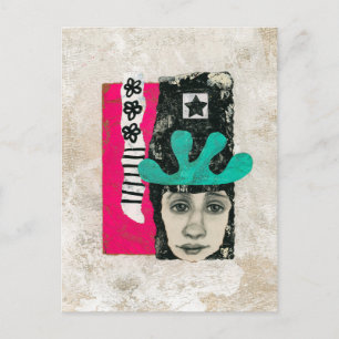 Einmal und immer eine lunatische Postkarte - Abstr