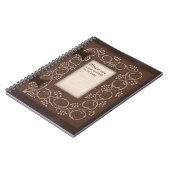 Einmal Vintages Buchcover Notizblock (Linke Seite)