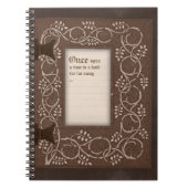 Einmal Vintages Buchcover Notizblock (Vorderseite)