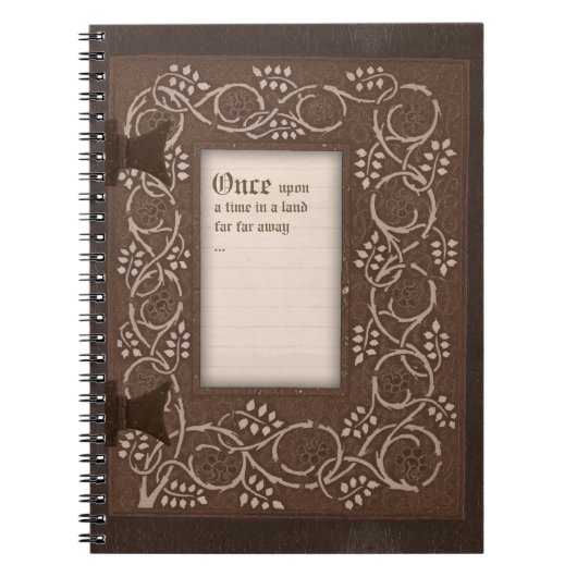 Einmal Vintages Buchcover Notizblock (Vorderseite)