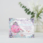 Einmal war Prinzessin Fairy Tale Geburtstag Einladung (Stehend Vorderseite)