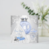 Einmal war Prinzessin Geburtstagspartei Einladung (Stehend Vorderseite)