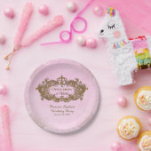 Einmal war Prinzessin Geburtstagspartei Pappteller (Party)