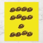 einmal weinetikett (Einzelnes Label)