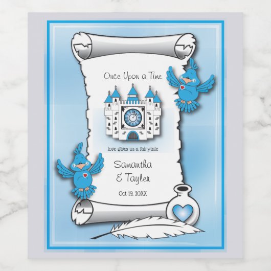 Einmal Weinetikett (Einzelnes Label)