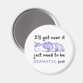 Einmal werde ich darüber hinwegkommen, muss ich ei magnet (Vorderseite/Rückseite)