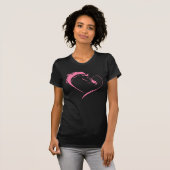Einmal wilde Herzen - Damen-T - Shirt (Vorne ganz)