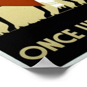 Einmal - WPA-Poster - Poster (Ecke)